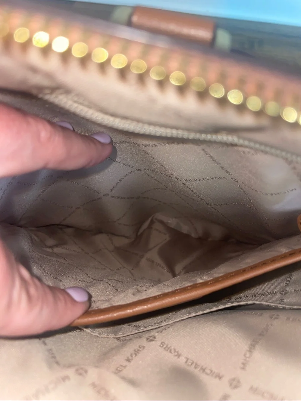 Michael Kors Emmy Large Dome Backpack $550
